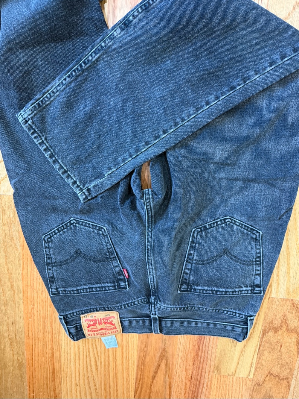 Men's black  Denim Jeans - Classic Straight Leg